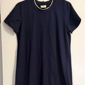 Tuckernuck Women's Navy Blue Knee Length Dress Tennis Dress Sz M Preppy Casual
